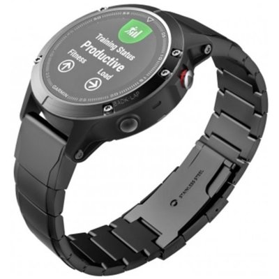 Pasek TECH-PROTECT Steelband do Garmin Fenix 3/5X/3HR/5X Plus/6X/6X Pro/7X (26mm) Czarny
