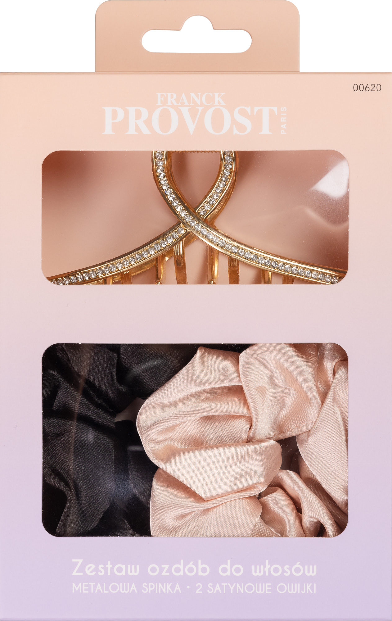 Franck Provost zestaw: gumka do włosów, 2 szt. + spinka do włosów, 1 szt.