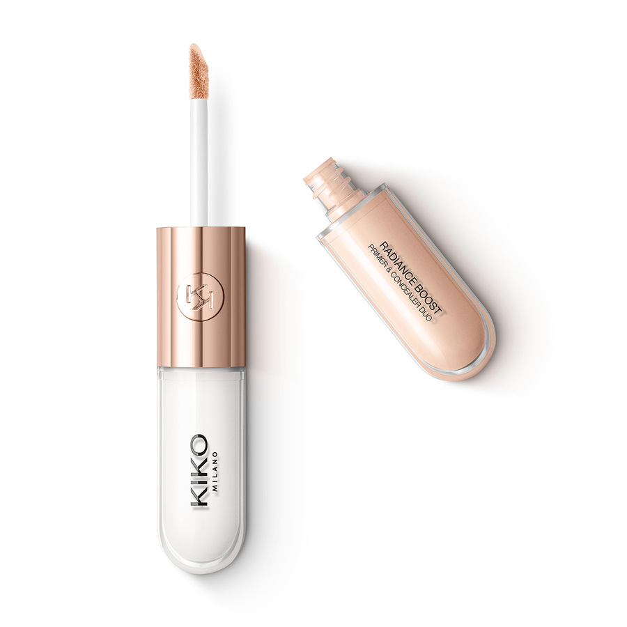 Kiko Milano Radiance Boost Primer & Concealer Duo primer i korektor pod oczy dwa w jednym 03 Light Rose, 9 ml