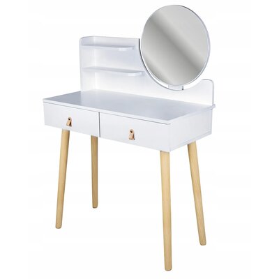 Toaletka z lustrem JUMI Scandi CM-989276