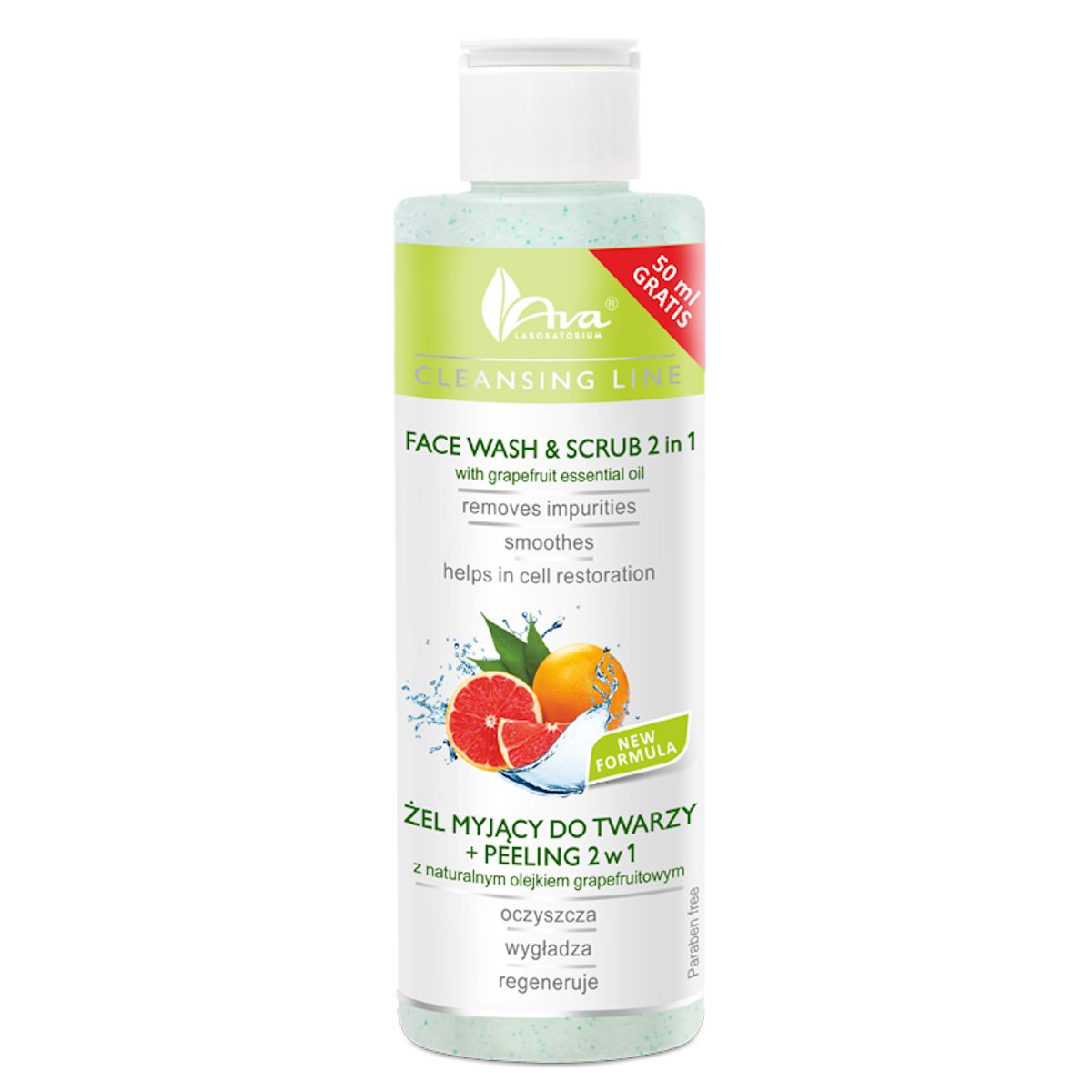 Ava żel myjący do twarzy, 200 ml