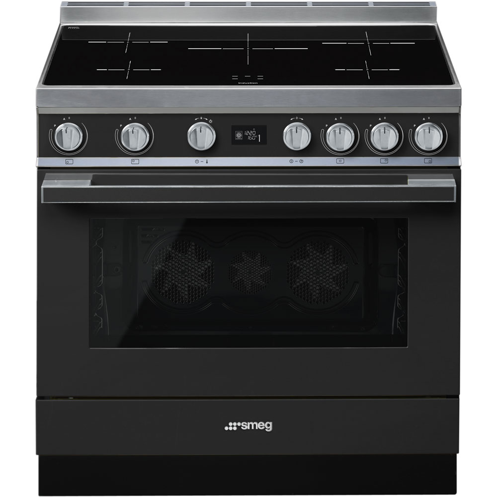 Smeg - Kuchnia wolnostojąca CPF9IPAN Portofino Antracyt