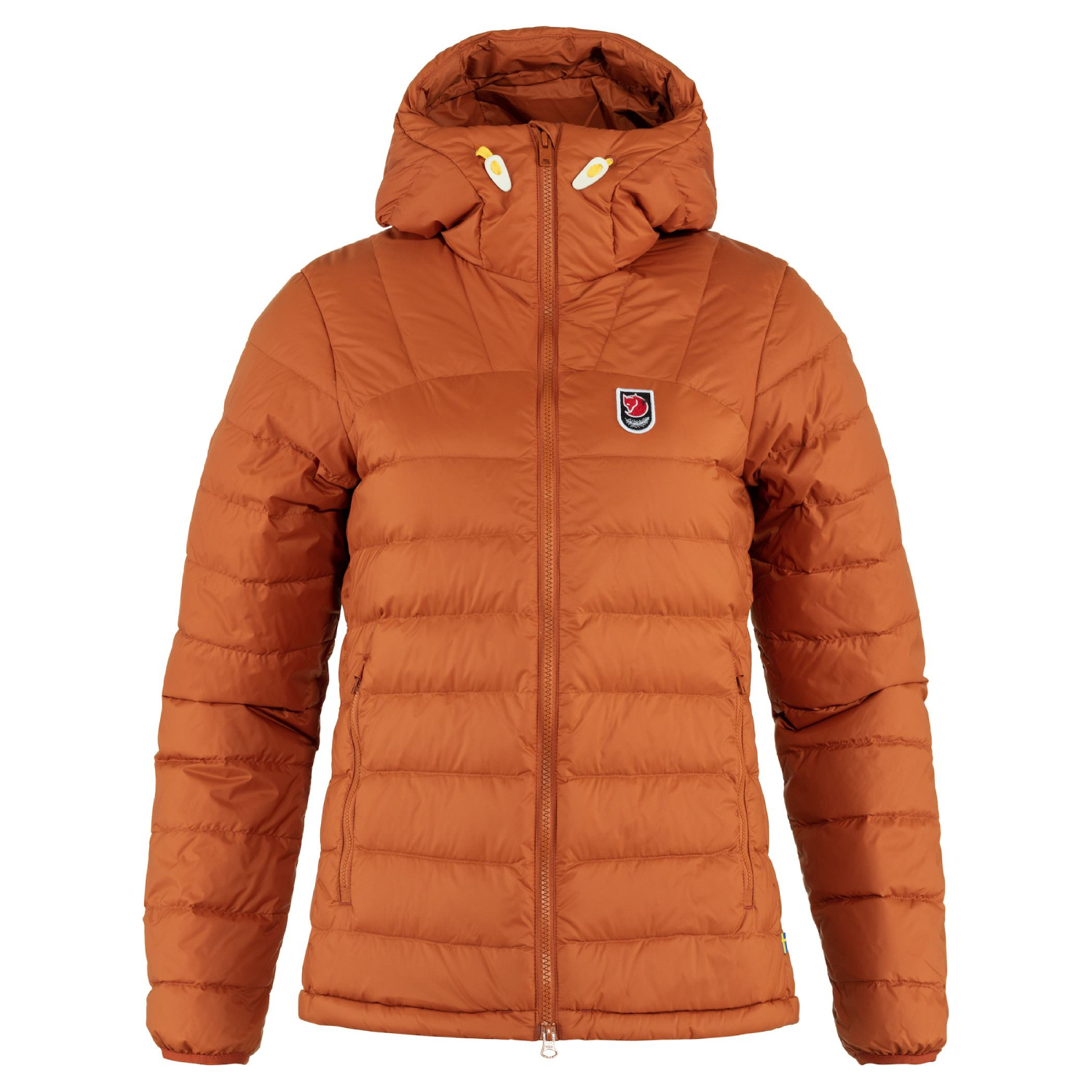 Damska kurtka puchowa Fjallraven Expedition Pack Down Hoodie Women terracotta brown - M