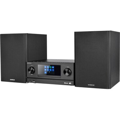 Wieża KENWOOD M-9000S-B Czarna, Odtw.CD/-R/-RW/MP3, Wi-Fi, BT, Radio internetowe, Spotify Connect, Tuner DAB+