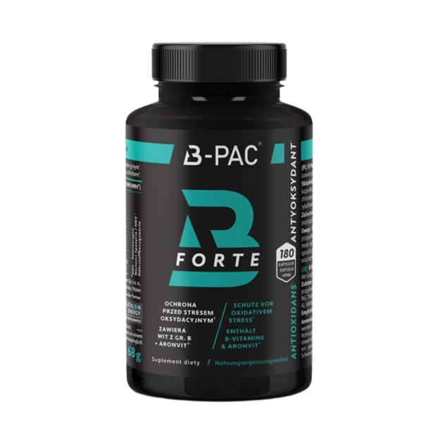 AronPharma B-PAC Forte suplement diety, 180 kaps./1 opak.
