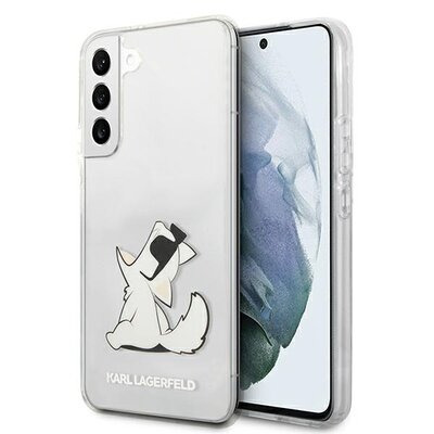 Etui KARL LAGERFELD Choupette Eat do Samsung Galaxy S22+ Przezroczysty