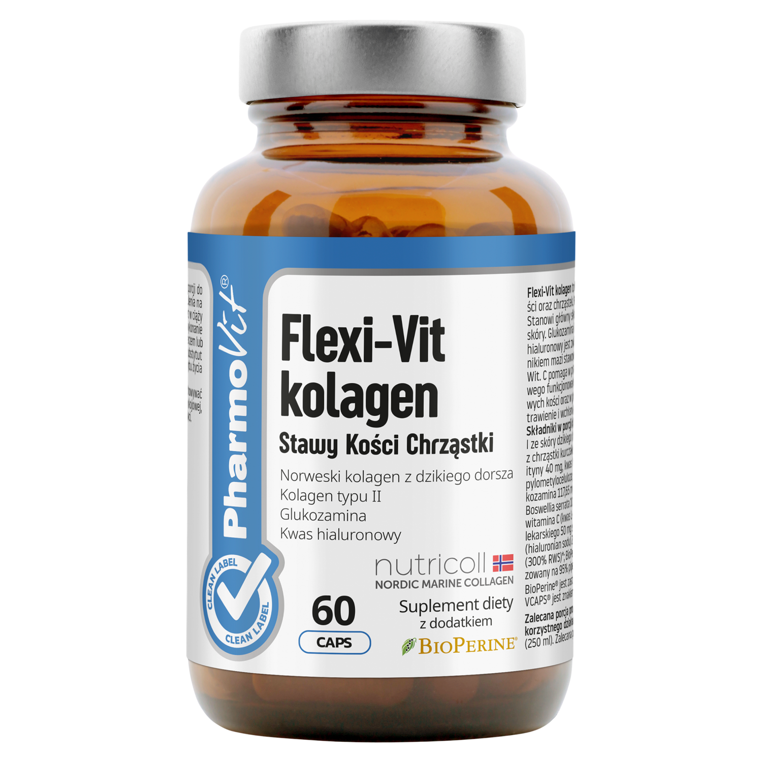 Pharmovit Flexi-Vit Kolagen suplement diety, 60 kaps./1 opak.