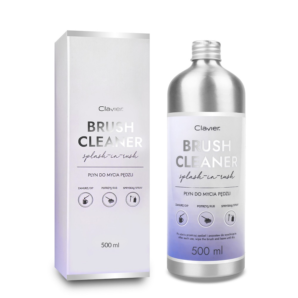 Clavier Brush Cleaner płyn do mycia pędzli, 500 ml