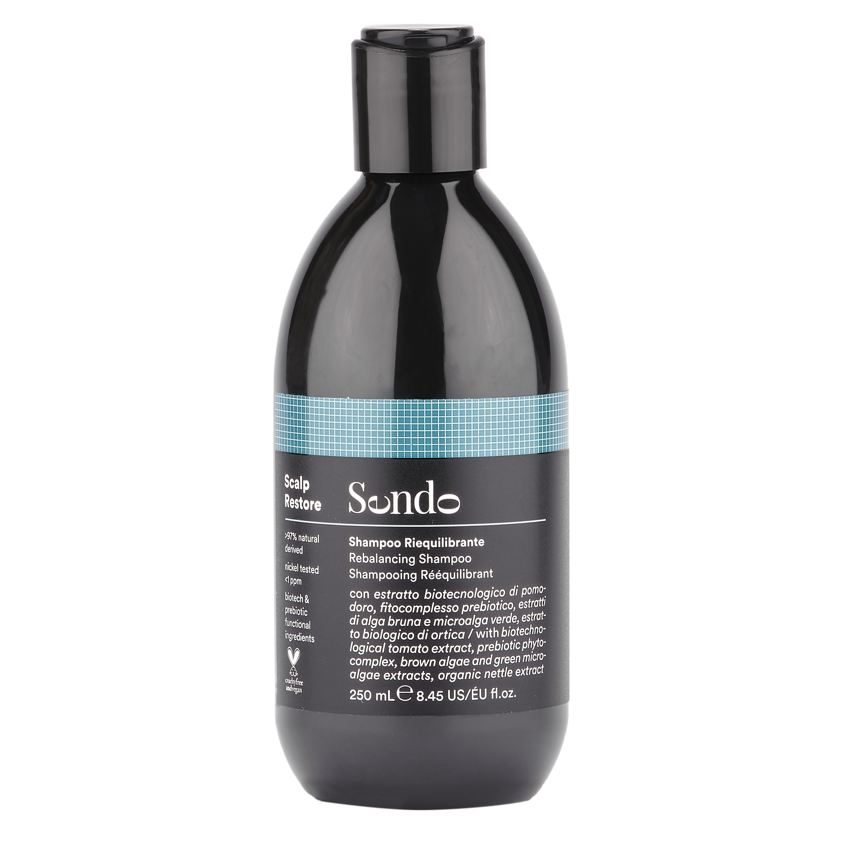 Sendo Scalp restore normalizujący szampon do włosów regulujący wydzielanie sebum z prebiotykami, 250 ml