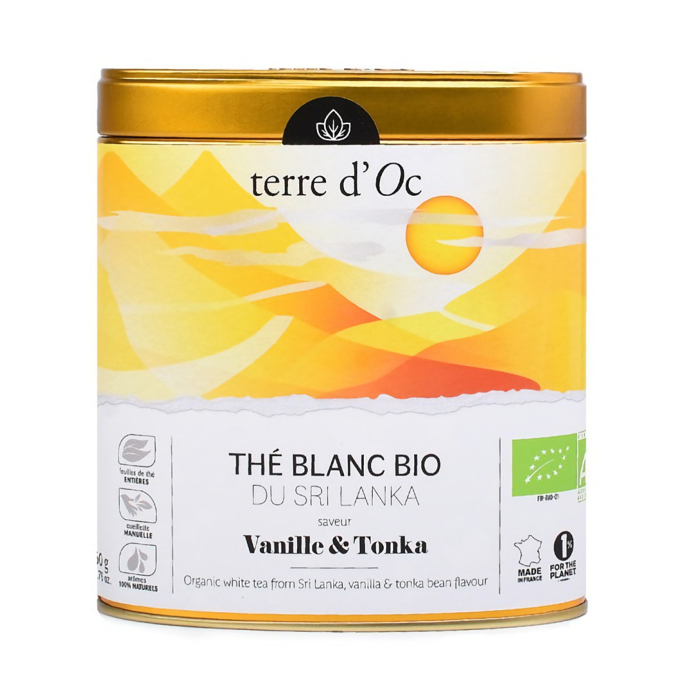 Terre d'Oc - Herbata biała 50 g White Tea Vanille & Tonka
