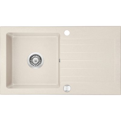 Zlewozmywak jednokomorowy z ociekaczem DEANTE Zorba ZQZ 5113 Beżowy 44x76