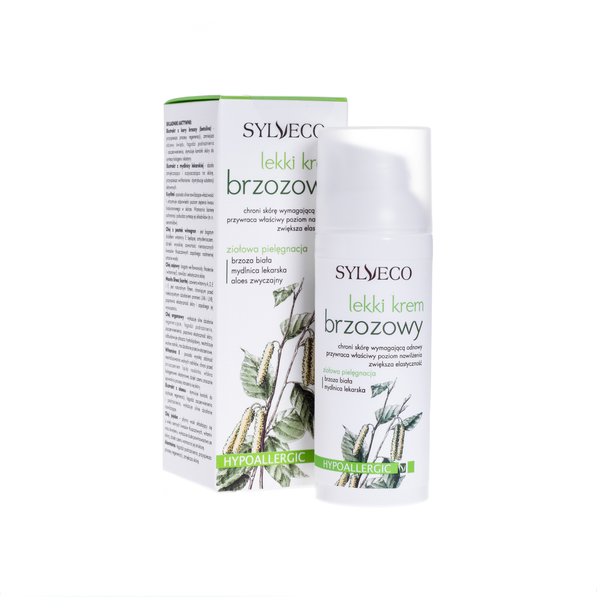 Sylveco, lekki krem brzozowy, 50 ml