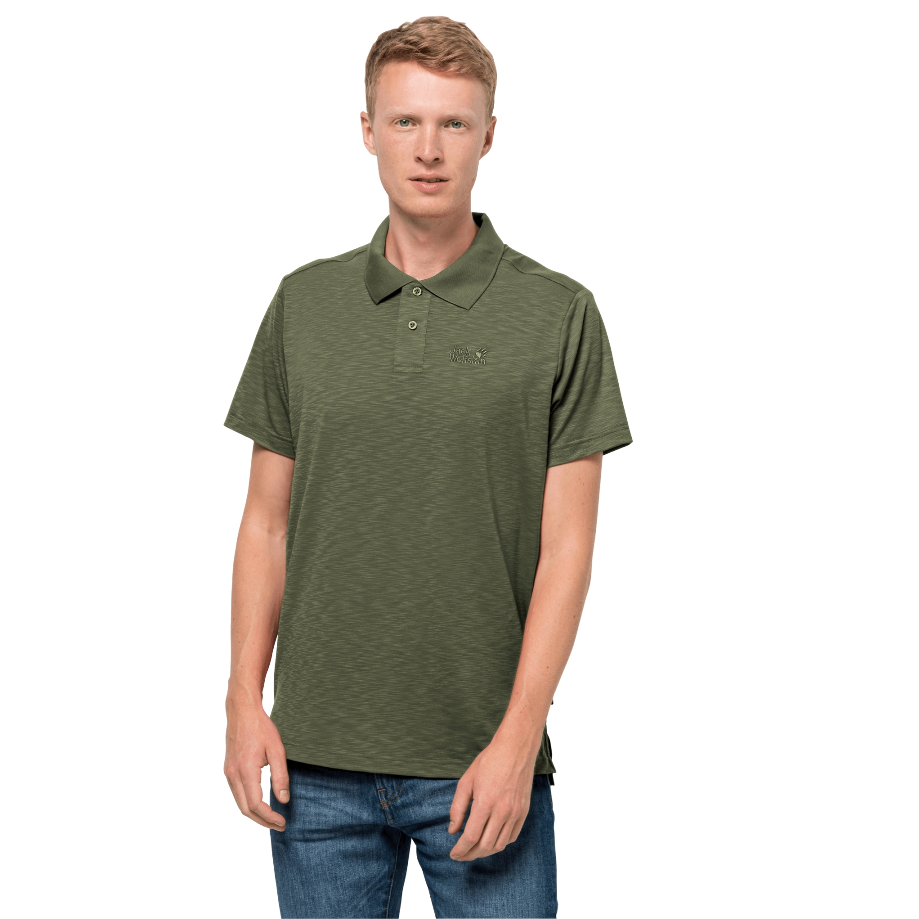 Koszulka polo męska TRAVEL POLO MEN greenwood - M