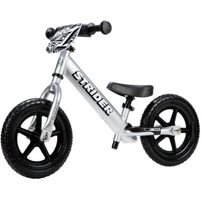 Rowerek biegowy STRIDER Pro 12 ST-P4SI Srebrny