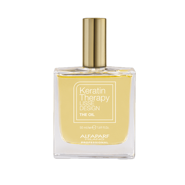 Alfaparf Keratin Therapy The Oil olejek pielęgnacyjny po keratynowym prostowaniu włosów, 50 ml