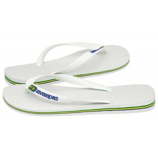Japonki Havaianas Brasil Logo Branco White 4110850-0001