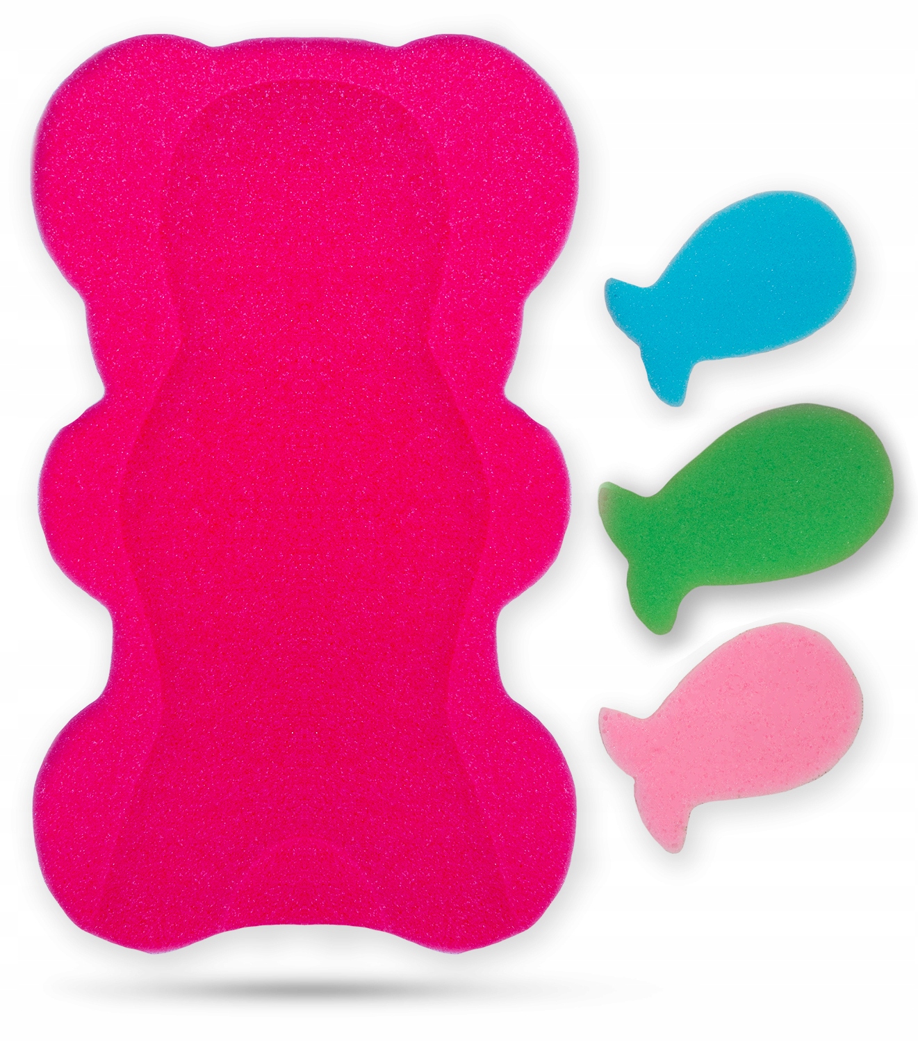 Materacyk do kąpieli gąbka mata do wanny + 3 gąbki