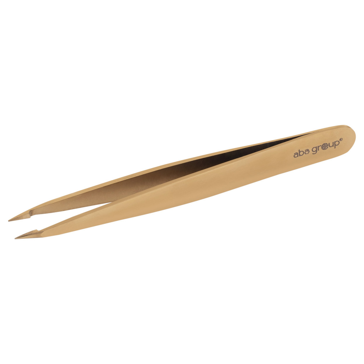 Aba Group pęseta punktowa do brwi prosta - 9,5 cm (1438), 1 szt.