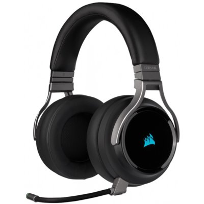 Słuchawki CORSAIR Virtuoso RGB Wireless, Nauszne, Dźwięk przestrzenny