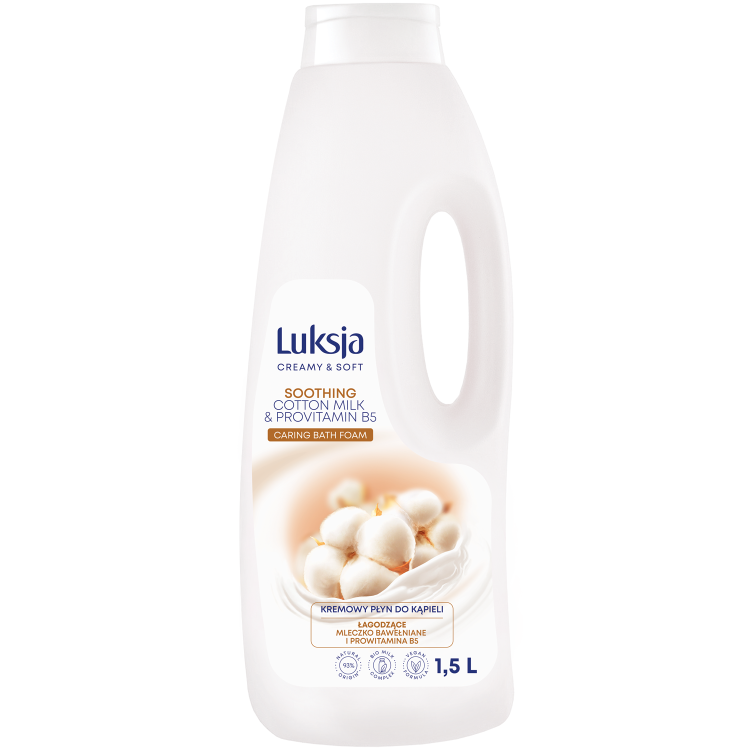 Luksja Creamy&Soft kremowy płyn do kąpieli, 1500 ml