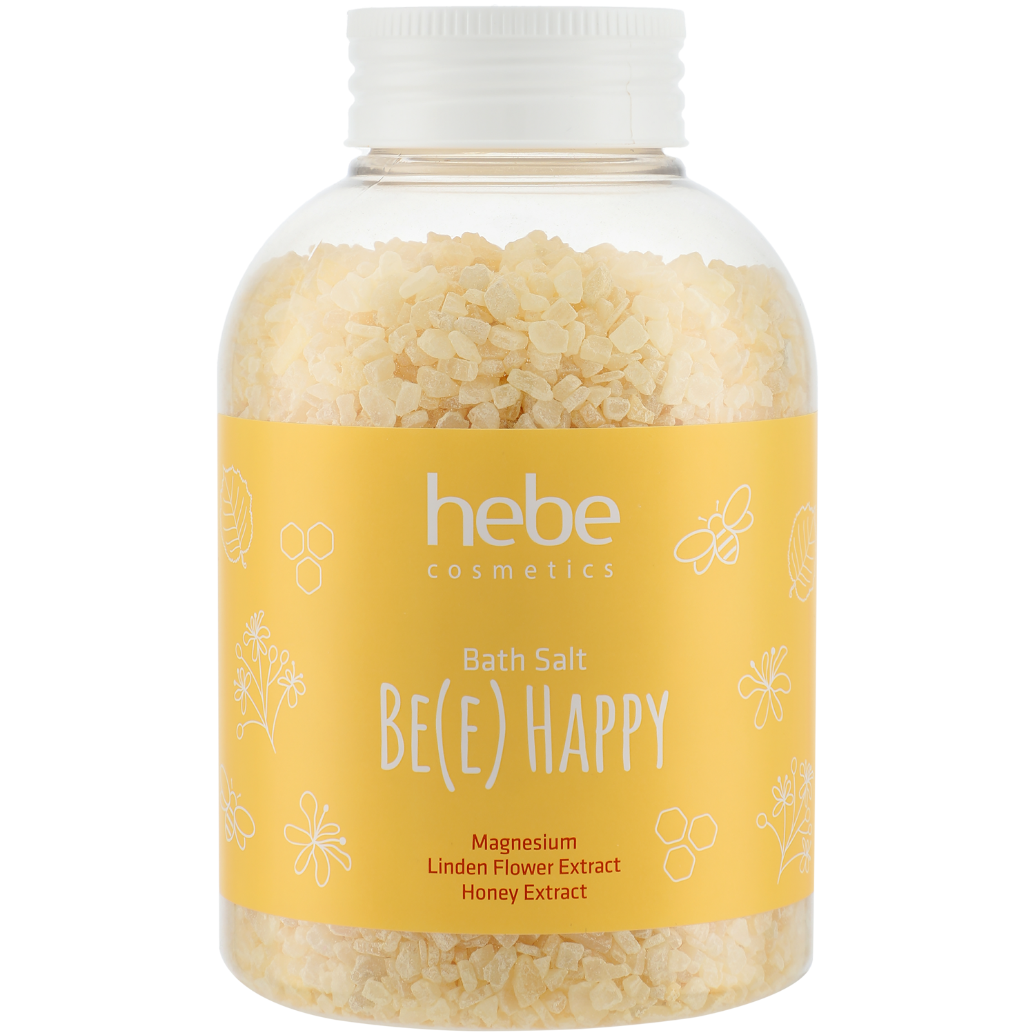 Hebe Cosmetics Bath Salt Be(e) Happy sól do kąpieli, 600 g