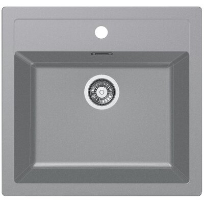 Zlewozmywak jednokomorowy FRANKE Sirius SID 610-49 114.0476.406 Kamienny szary 53x56