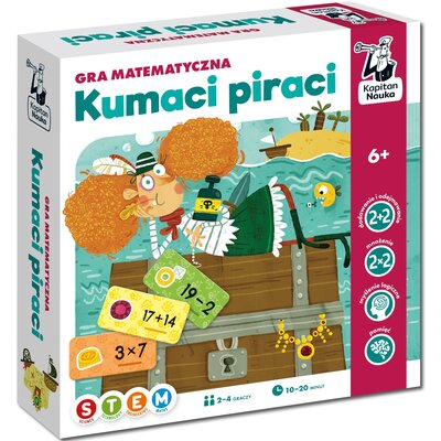 Gra edukacyjna KAPITAN NAUKA Kumaci piraci