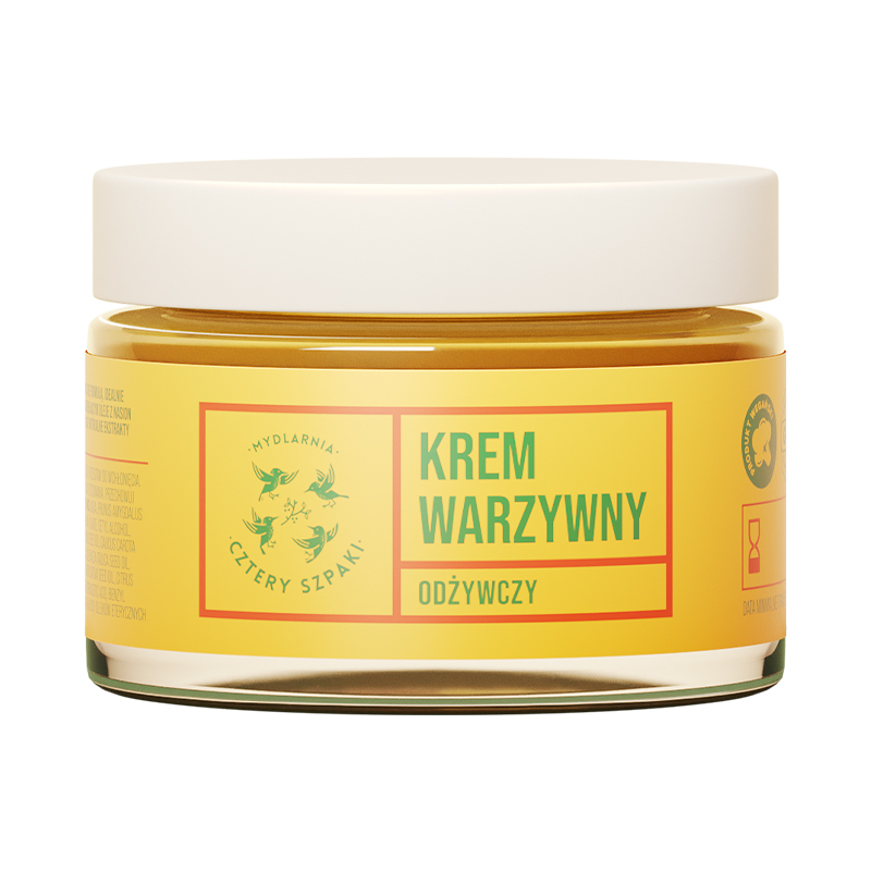 Mydlarnia Cztery Szpaki odżywczy krem warzywny do twarzy, 50 ml