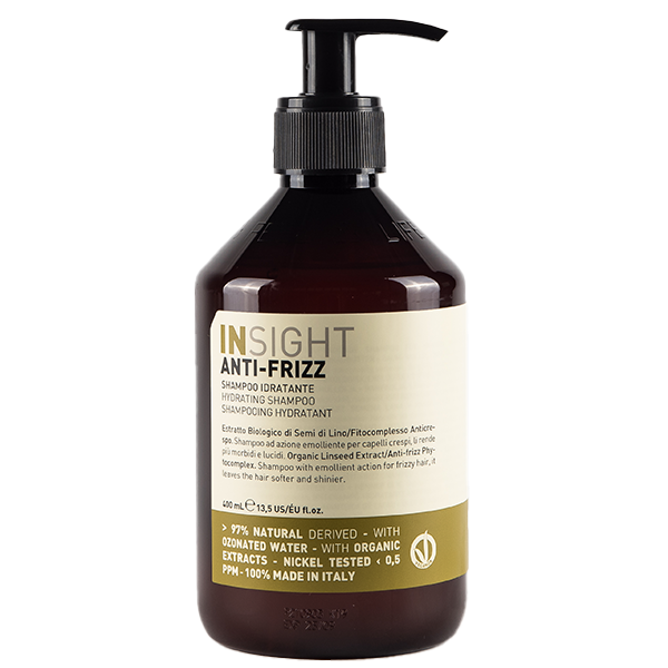 Insight Anti-Frizz nawilżający szampon zapobiegający puszeniu się włosów, 400 ml