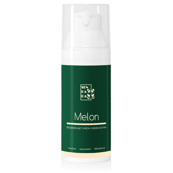 Senkara Melon regenerujący krem maska do rąk, 50 ml