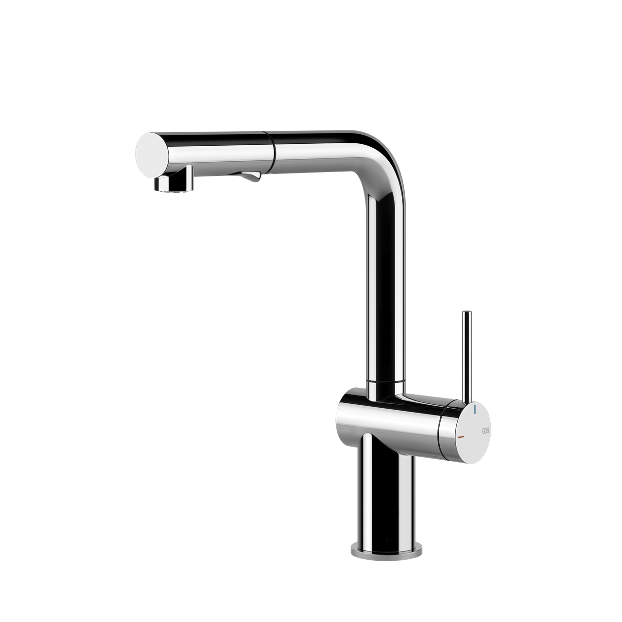 Gessi - Bateria kuchenna Inedito dwufunkcyjna wylewka 60435 Chrom