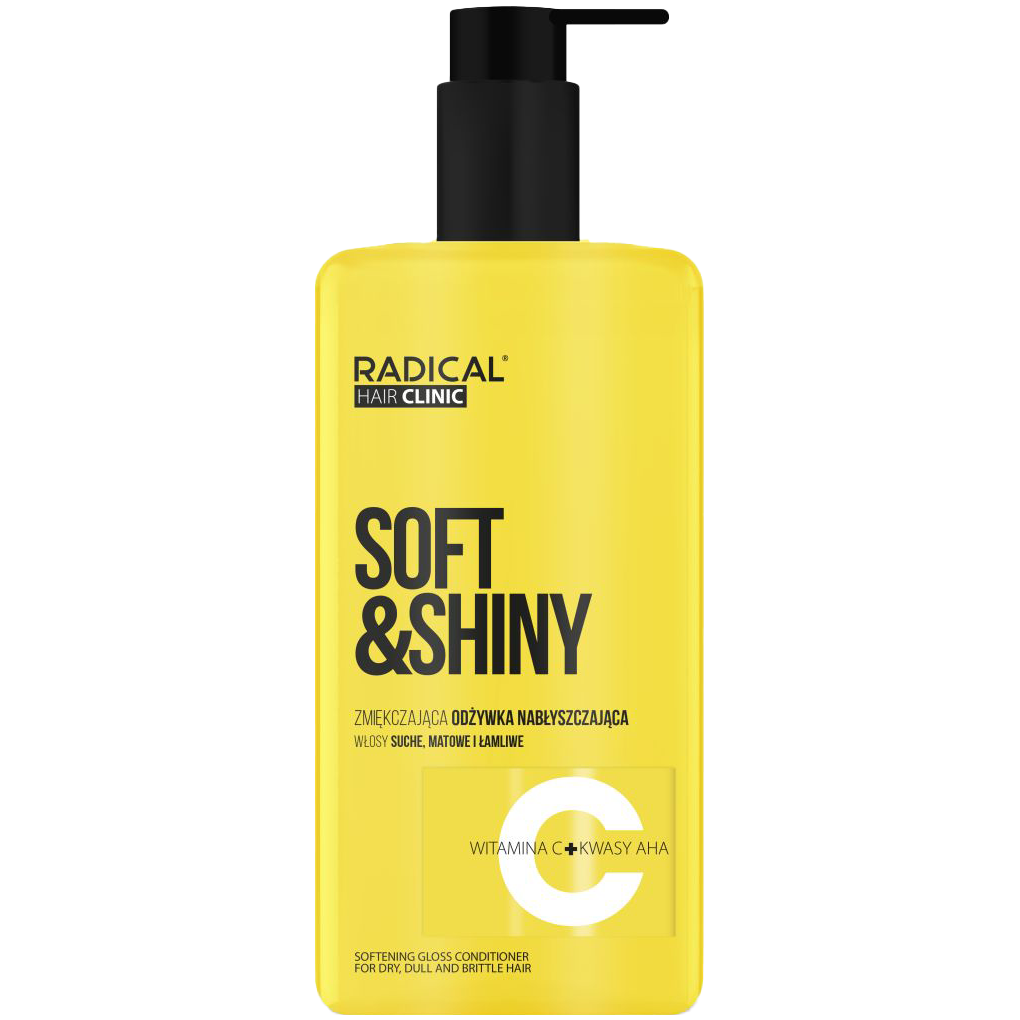 Radical HAIR CLINIC SOFT&SHINY zmiękczająca odżywka nabłyszczająca do włosów, 260 ml