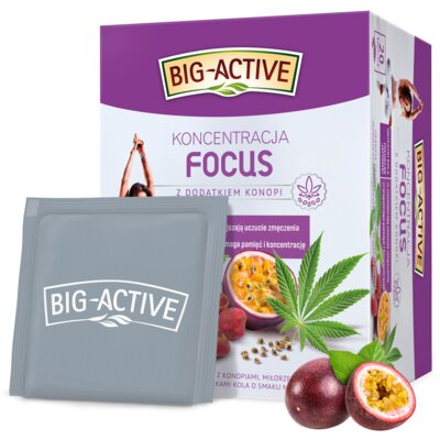 Herbata BIG ACTIVE Focus Koncetracja (20 sztuk)