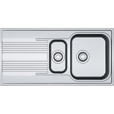 Zlewozmywak półtorakomorowy z ociekaczem FRANKE Smart SRL 651-100 101.0368.326 Len 50x100