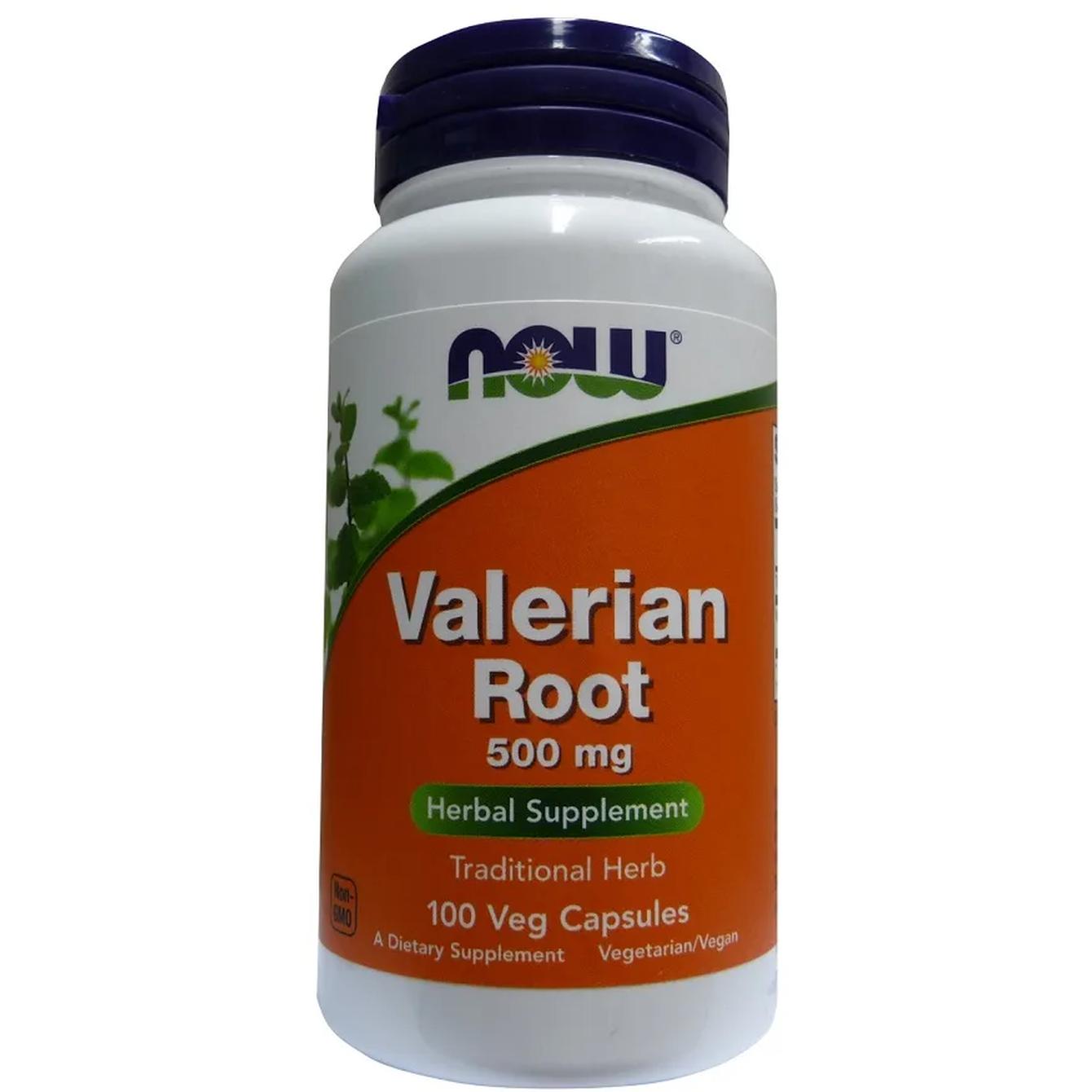Now Foods Valerian Root suplement diety, Waleriana, 500mg, 100 kaps./1 opak.