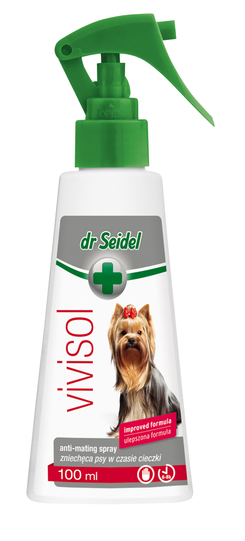 dr Seidel Vivisol repelent dla suk w okresie cieczki, 100 ml