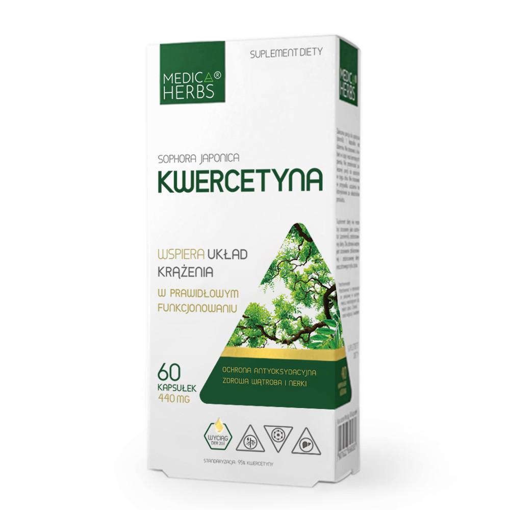 Medica Herbs Kwercetyna suplement diety, 60 kaps./1 opak.