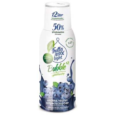 Syrop do saturatorów FRUTTAMAX Light Borówka 500 ml bez cukru