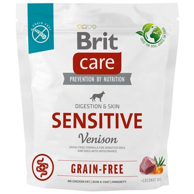 Karma dla psa BRIT Care Grain-free Sensitive Vension Dziczyzna 1 kg