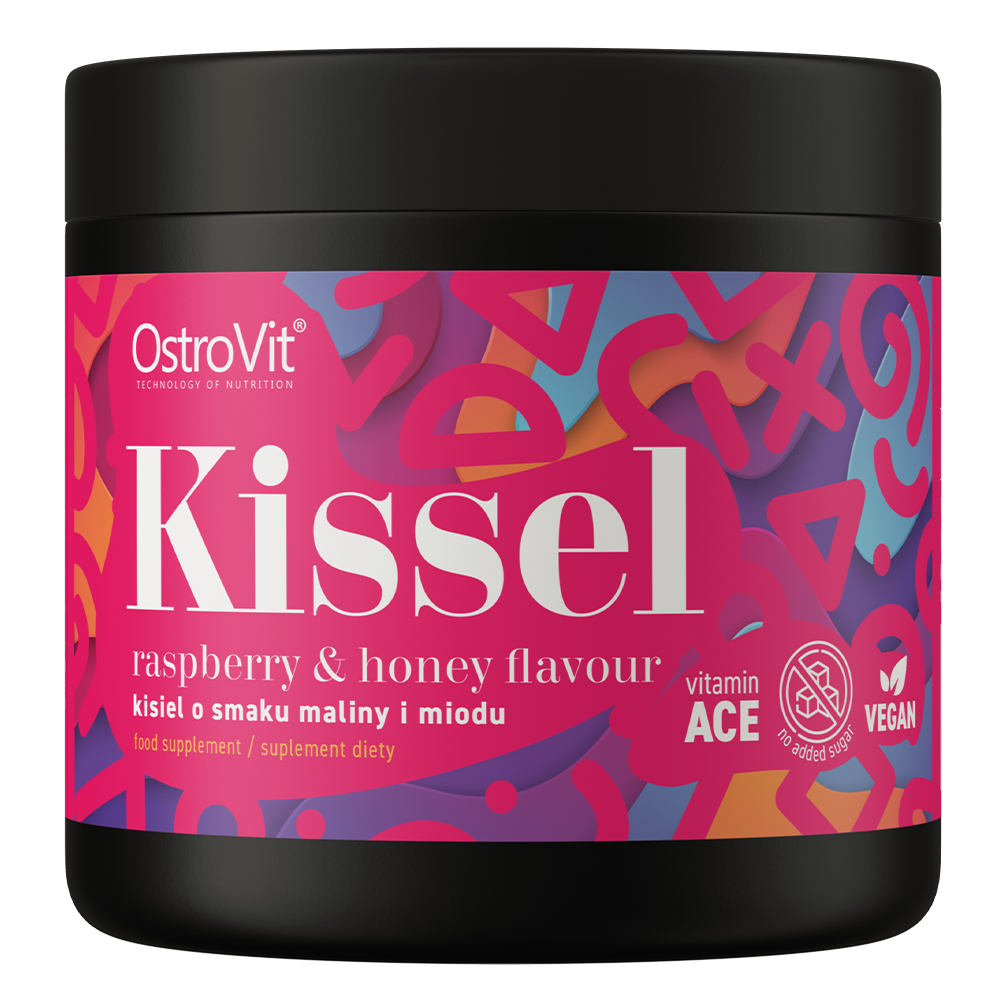 OstroVit Kisiel 200 g o smaku maliny z miodem