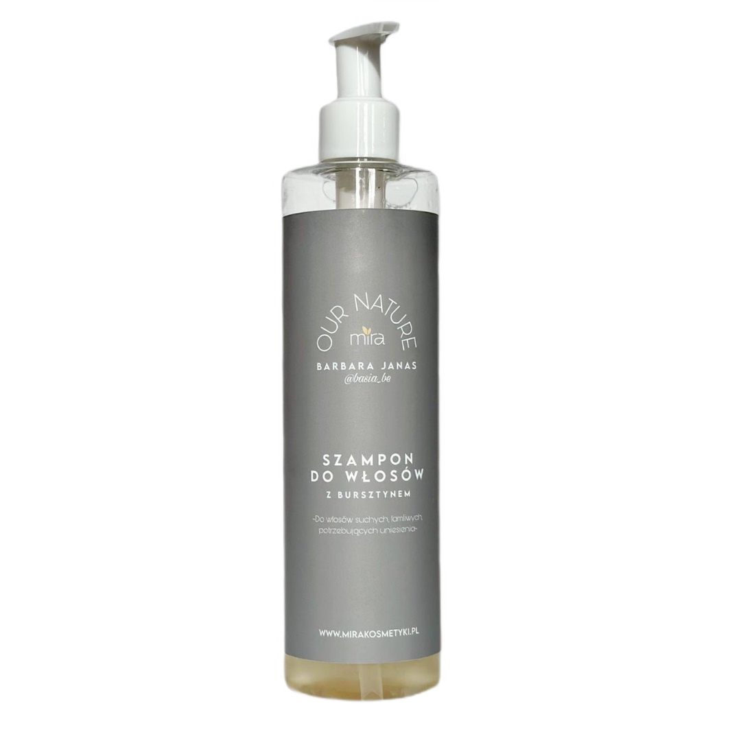 Mira Our Nature By Basia Hair Care szampon do włosów z bursztynem, 300 ml