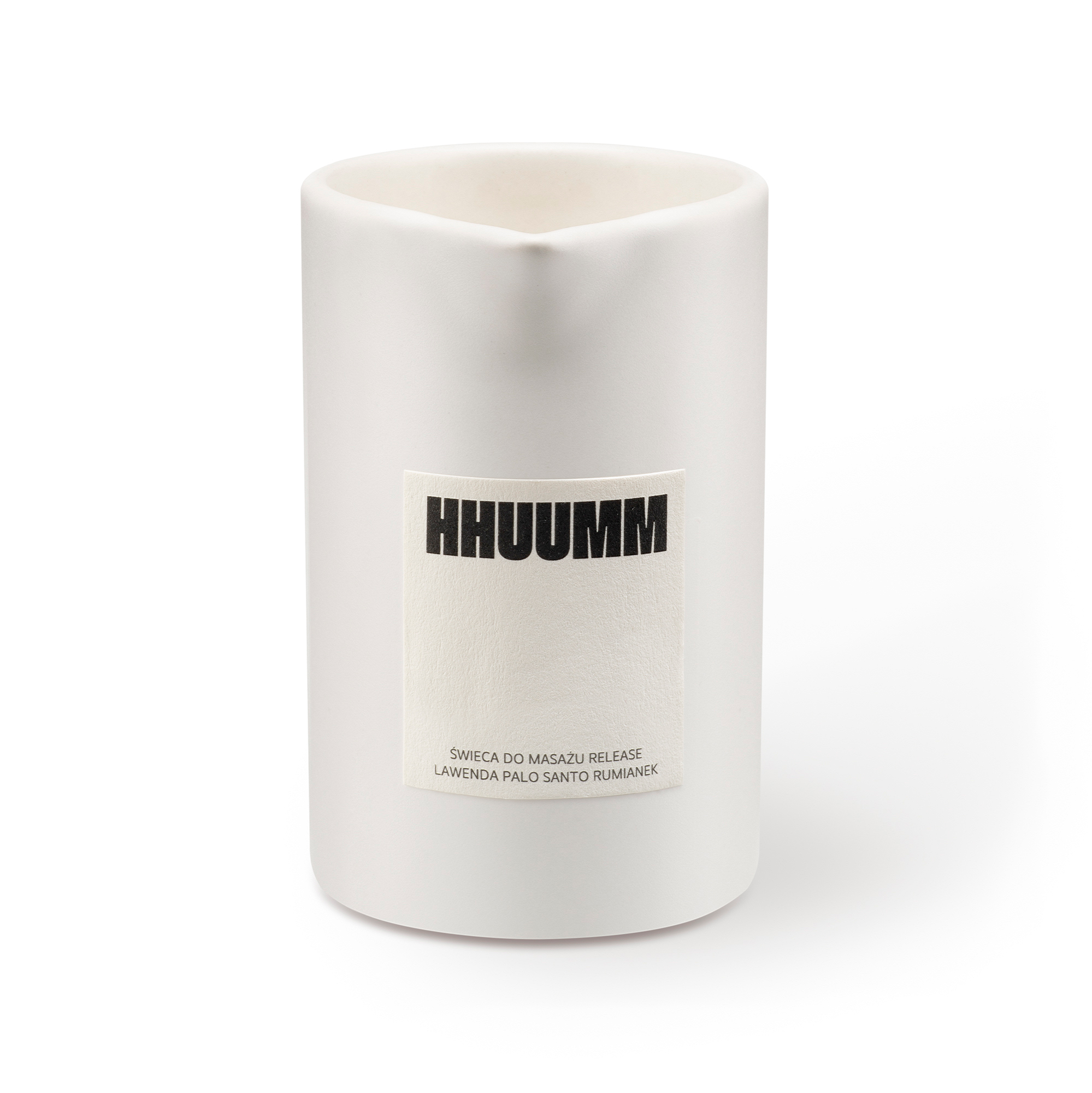 Hhuumm świeca do masażu release - lawenda, palo santo, rumianek, 100 ml