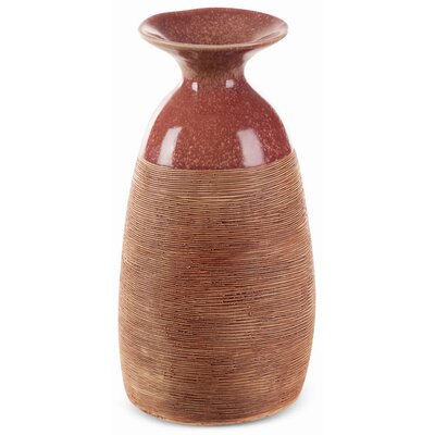 Wazon EUROFIRANY Elda 03 402751 17 x 31 cm Czerwony