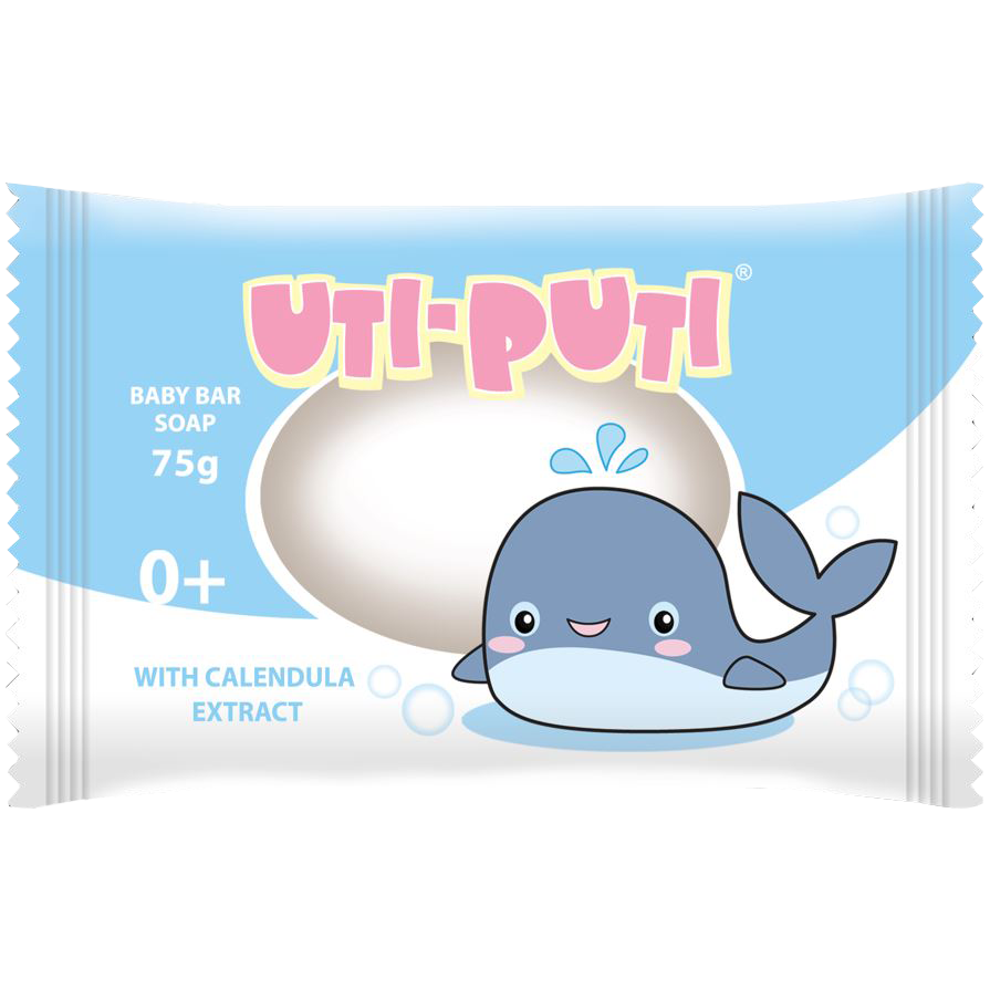 Uti-Puti mydło w kostce dla dzieci z nagietkiem, 75 g