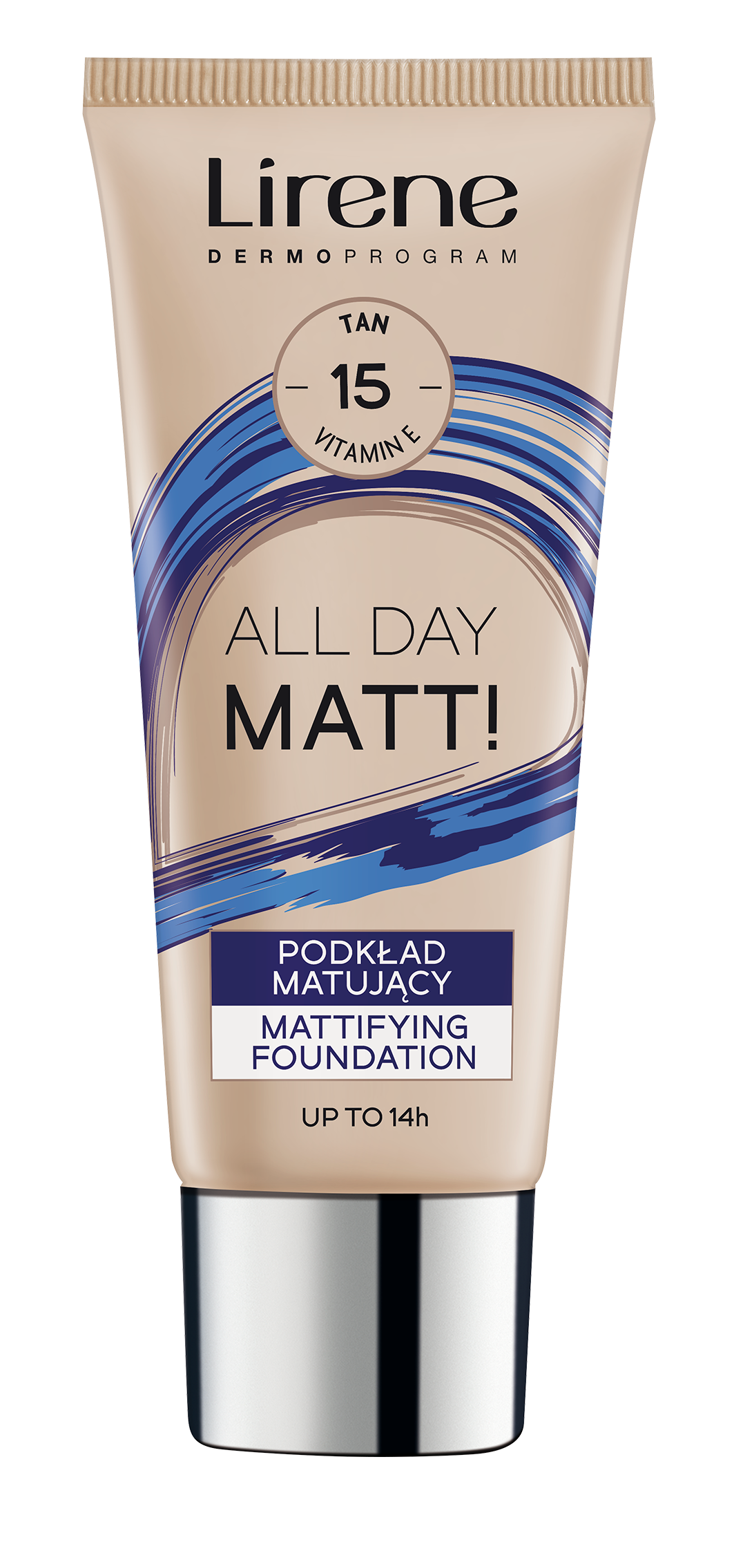 Lirene Dermoprogram matujący podkład do twarzy opalony 15, 30 ml
