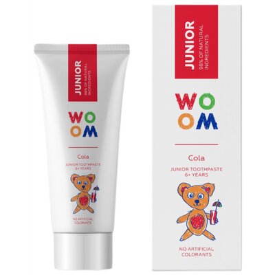 Pasta do zębów WOOM Junior Cola 6+ 50 ml