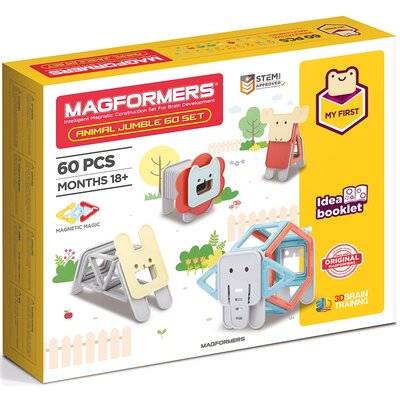 Klocki magnetyczne MAGFORMERS Animal Jumble 005-702015