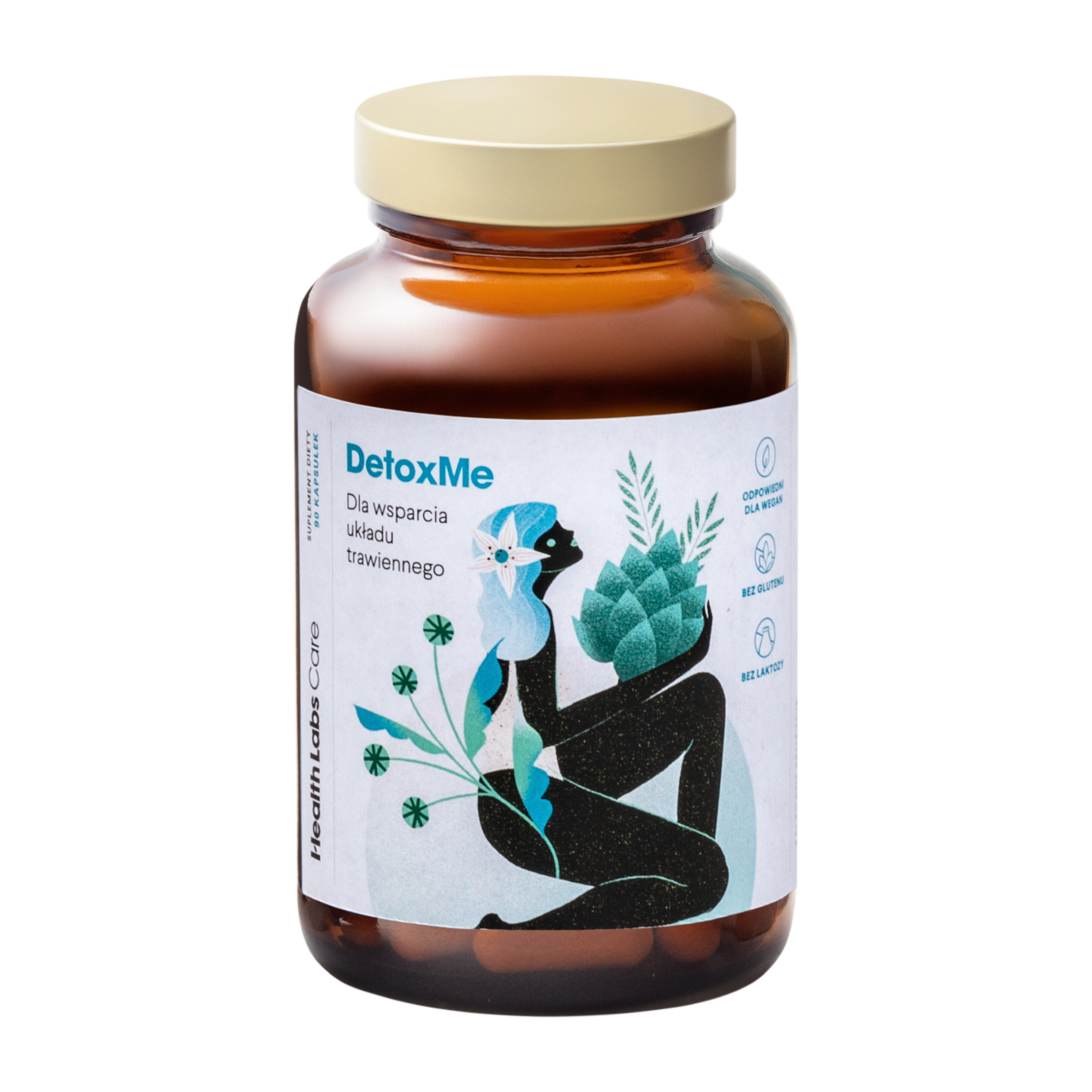 Health Labs Care DetoxMe  suplement diety wsparcie pracy wątroby, 90 kaps./1 opak.
