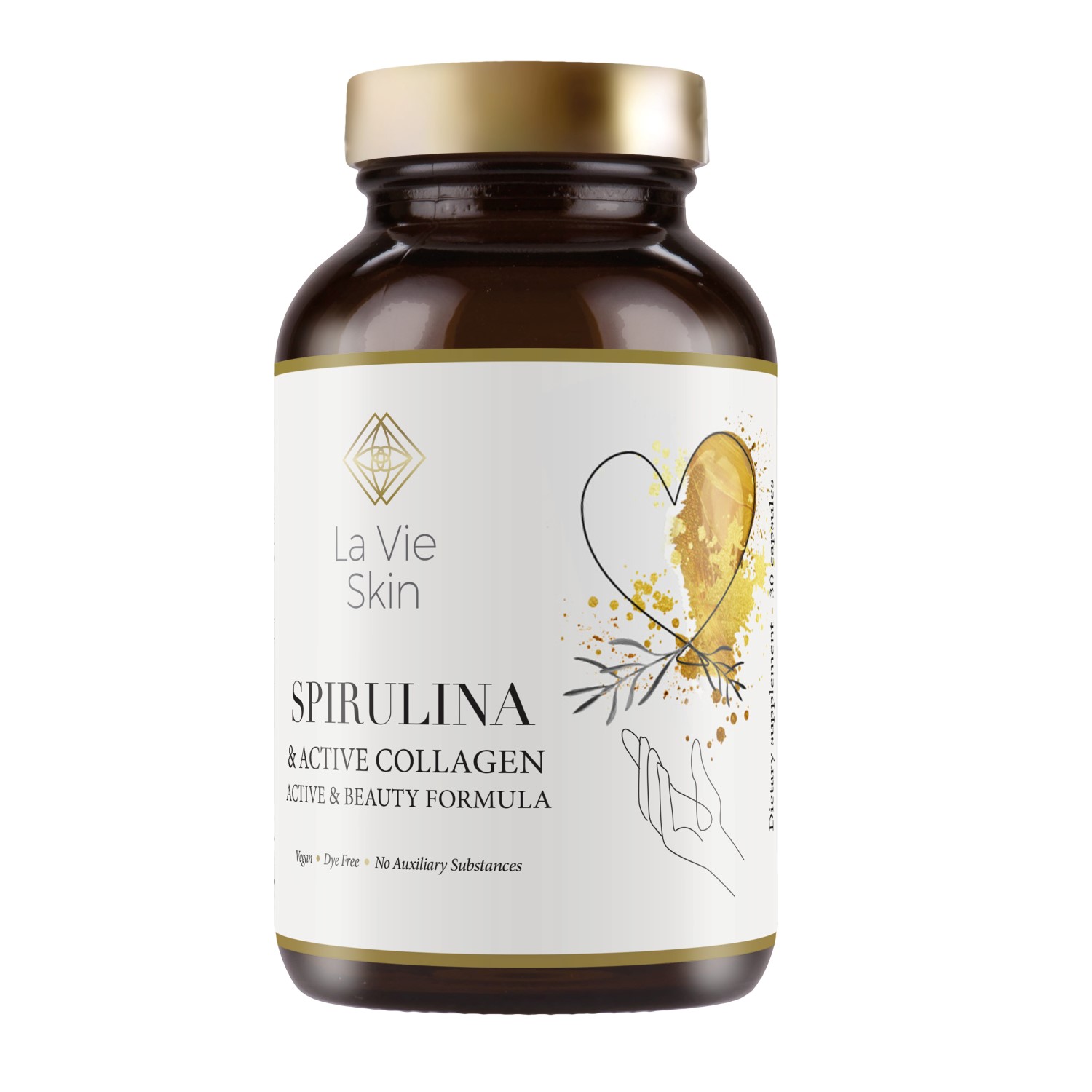 La Vie Skin Active and Beauty suplement diety ze spiruliną i aktywnym kolagenem na poprawę jakości skóry, 30 tabl./1 opak.