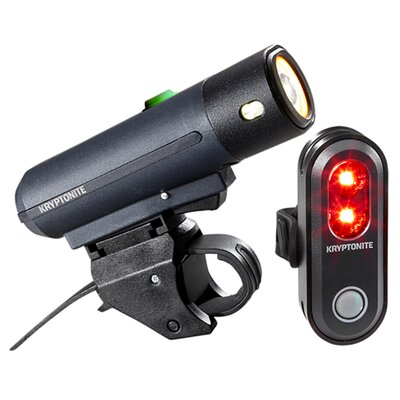 Zestaw lampek rowerowych KRYPTONITE Street F500 - Avenue R45